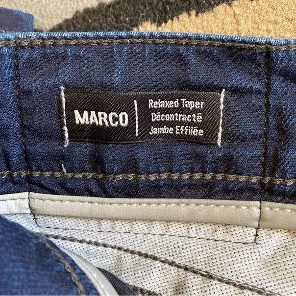 True Religion Marco No Flap SE Relective Relaxed Taper Jeans Men's Size 34x30 - Picture 9 of 15